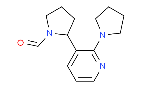 CAS No. 1352517-65-7, 2-(2-(Pyrrolidin-1-yl)pyridin-3-yl)pyrrolidine-1-carbaldehyde