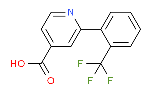 CAS No. 1226367-06-1, 2-(2-(Trifluoromethyl)phenyl)isonicotinic acid