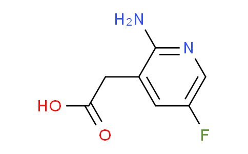 CAS No. 1805099-05-1, 2-(2-Amino-5-fluoropyridin-3-yl)acetic acid