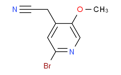 CAS No. 1805514-61-7, 2-(2-Bromo-5-methoxypyridin-4-yl)acetonitrile
