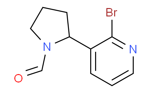 CAS No. 1352489-20-3, 2-(2-Bromopyridin-3-yl)pyrrolidine-1-carbaldehyde