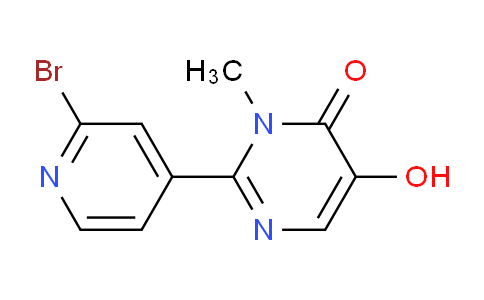 CAS No. 1333240-21-3, 2-(2-Bromopyridin-4-yl)-5-hydroxy-3-methylpyrimidin-4(3H)-one