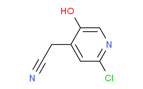 CAS No. 1227576-29-5, 2-(2-Chloro-5-hydroxypyridin-4-yl)acetonitrile