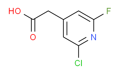 CAS No. 1227593-25-0, 2-(2-Chloro-6-fluoropyridin-4-yl)acetic acid