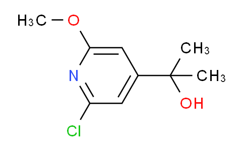 CAS No. 95037-52-8, 2-(2-Chloro-6-methoxypyridin-4-yl)propan-2-ol