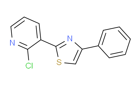 CAS No. 1431728-44-7, 2-(2-Chloropyridin-3-yl)-4-phenylthiazole