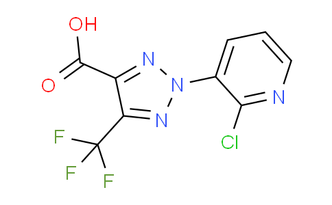 CAS No. 1779132-42-1, 2-(2-Chloropyridin-3-yl)-5-(trifluoromethyl)-2H-1,2,3-triazole-4-carboxylic acid