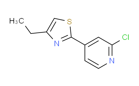 CAS No. 1431729-12-2, 2-(2-Chloropyridin-4-yl)-4-ethylthiazole