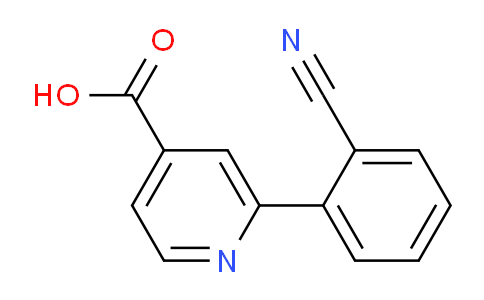 CAS No. 1263376-67-5, 2-(2-Cyanophenyl)isonicotinic acid