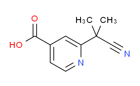 CAS No. 872091-92-4, 2-(2-Cyanopropan-2-yl)isonicotinic acid