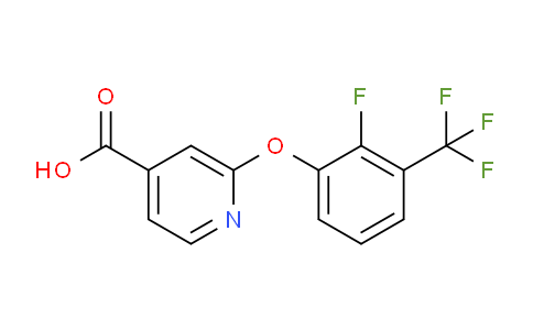 CAS No. 1160264-54-9, 2-(2-Fluoro-3-(trifluoromethyl)phenoxy)isonicotinic acid