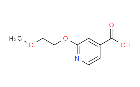 CAS No. 897958-24-6, 2-(2-Methoxyethoxy)isonicotinic acid