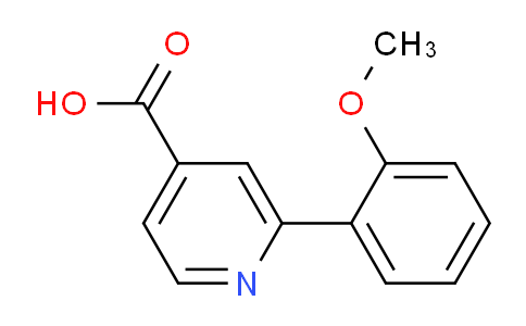 CAS No. 1226152-40-4, 2-(2-Methoxyphenyl)isonicotinic acid