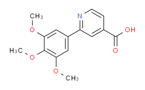 CAS No. 427886-03-1, 2-(3,4,5-Trimethoxyphenyl)isonicotinic acid