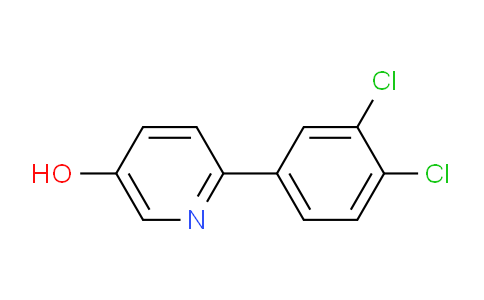CAS No. 1261913-85-2, 2-(3,4-Dichlorophenyl)-5-hydroxy-pyridine