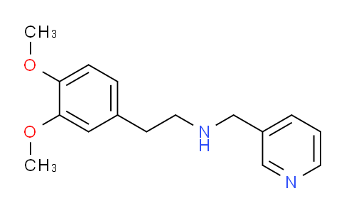 CAS No. 356093-05-5, 2-(3,4-Dimethoxyphenyl)-N-(pyridin-3-ylmethyl)ethanamine