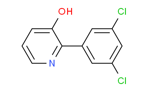 CAS No. 1261958-11-5, 2-(3,5-Dichlorophenyl)-3-hydroxy-pyridine