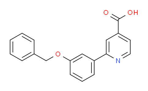 CAS No. 1008774-47-7, 2-(3-(Benzyloxy)phenyl)isonicotinic acid