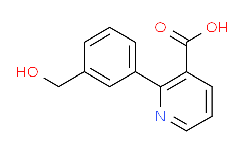 CAS No. 1255635-06-3, 2-(3-(Hydroxymethyl)phenyl)nicotinic acid
