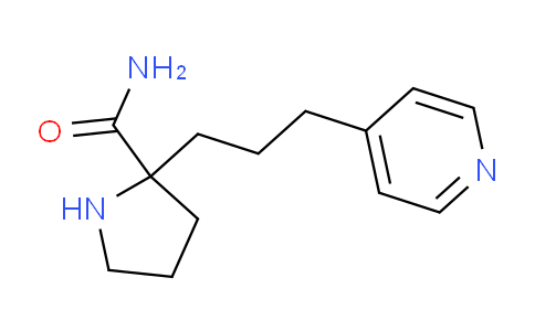 CAS No. 1316222-65-7, 2-(3-(Pyridin-4-yl)propyl)pyrrolidine-2-carboxamide