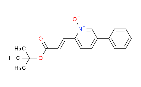 CAS No. 1041859-78-2, 2-(3-(tert-Butoxy)-3-oxoprop-1-en-1-yl)-5-phenylpyridine 1-oxide