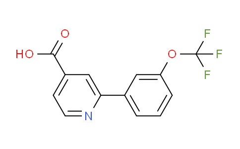CAS No. 1258635-44-7, 2-(3-(Trifluoromethoxy)phenyl)isonicotinic acid