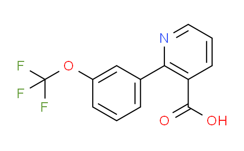 CAS No. 1086380-02-0, 2-(3-(Trifluoromethoxy)phenyl)nicotinic acid