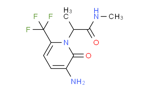CAS No. 1443285-85-5, 2-(3-Amino-2-oxo-6-(trifluoromethyl)pyridin-1(2H)-yl)-N-methylpropanamide