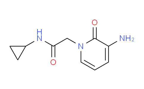CAS No. 1248697-34-8, 2-(3-Amino-2-oxopyridin-1(2H)-yl)-N-cyclopropylacetamide