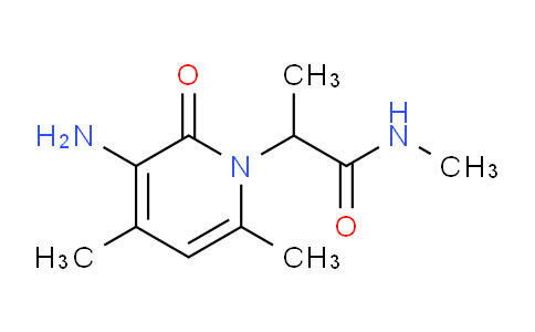 CAS No. 1443285-57-1, 2-(3-Amino-4,6-dimethyl-2-oxopyridin-1(2H)-yl)-N-methylpropanamide