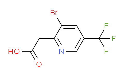 CAS No. 1214323-86-0, 2-(3-Bromo-5-(trifluoromethyl)pyridin-2-yl)acetic acid
