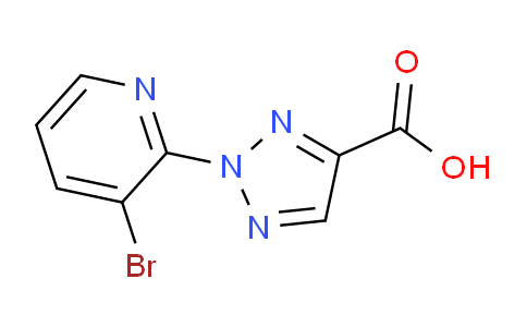 CAS No. 1431728-80-1, 2-(3-Bromopyridin-2-yl)-2H-1,2,3-triazole-4-carboxylic acid