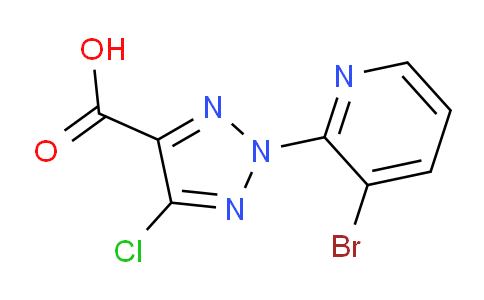 CAS No. 1431727-72-8, 2-(3-Bromopyridin-2-yl)-5-chloro-2H-1,2,3-triazole-4-carboxylic acid