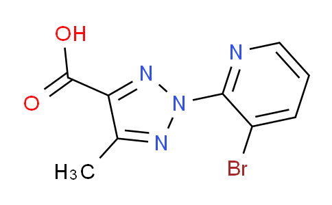 CAS No. 1707584-35-7, 2-(3-Bromopyridin-2-yl)-5-methyl-2H-1,2,3-triazole-4-carboxylic acid