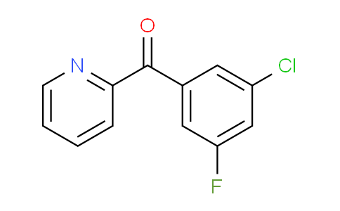 CAS No. 1261754-42-0, 2-(3-Chloro-5-fluorobenzoyl)pyridine