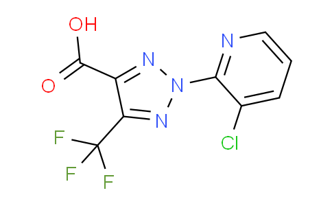 CAS No. 1431729-85-9, 2-(3-Chloropyridin-2-yl)-5-(trifluoromethyl)-2H-1,2,3-triazole-4-carboxylic acid