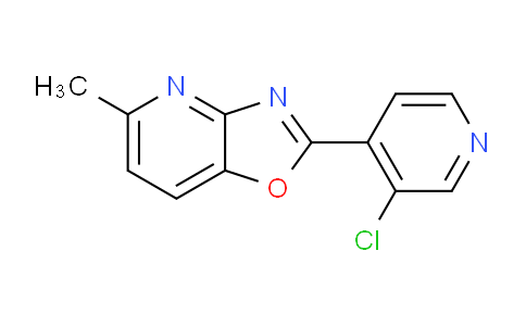 CAS No. 1282541-08-5, 2-(3-Chloropyridin-4-yl)-5-methyloxazolo[4,5-b]pyridine