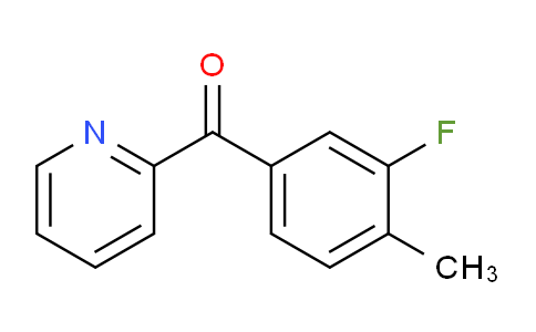 CAS No. 1261730-73-7, 2-(3-Fluoro-4-methylbenzoyl)pyridine