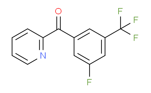 CAS No. 1261865-99-9, 2-(3-Fluoro-5-(trifluoromethyl)benzoyl)pyridine