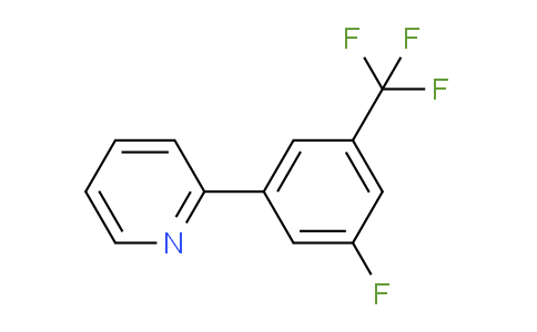 CAS No. 1443347-41-8, 2-(3-Fluoro-5-(trifluoromethyl)phenyl)pyridine