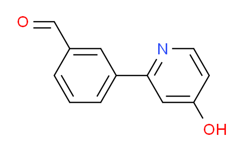 CAS No. 1261909-98-1, 2-(3-Formylphenyl)-4-hydroxypyridine
