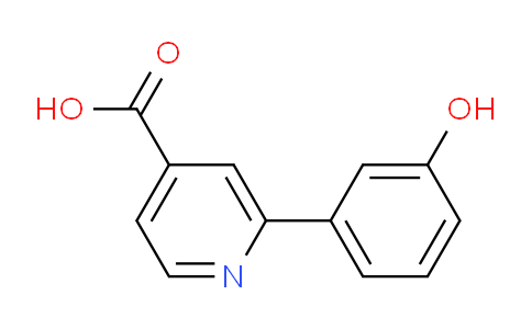 CAS No. 1258629-11-6, 2-(3-Hydroxyphenyl)isonicotinic acid