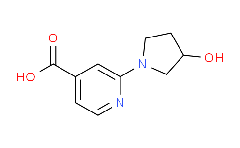 MC653973 | 654663-49-7 | 2-(3-Hydroxypyrrolidin-1-yl)isonicotinic acid