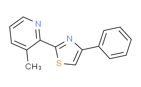 CAS No. 1256482-99-1, 2-(3-Methylpyridin-2-yl)-4-phenylthiazole
