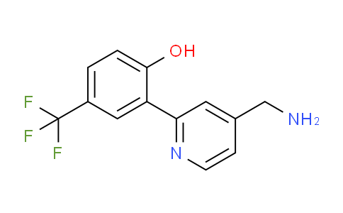 CAS No. 1956327-23-3, 2-(4-(Aminomethyl)pyridin-2-yl)-4-(trifluoromethyl)phenol