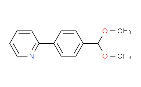 CAS No. 1033125-49-3, 2-(4-(Dimethoxymethyl)phenyl)pyridine