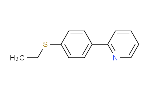 CAS No. 1443351-60-7, 2-(4-(Ethylthio)phenyl)pyridine