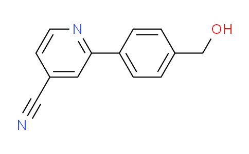 CAS No. 1349716-14-8, 2-(4-(Hydroxymethyl)phenyl)isonicotinonitrile