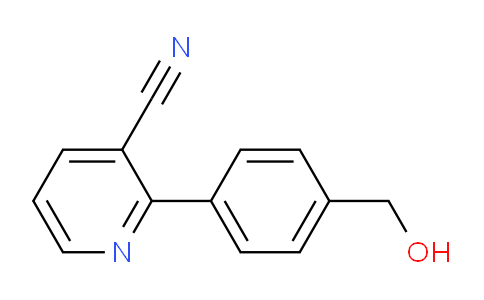 CAS No. 1349719-16-9, 2-(4-(Hydroxymethyl)phenyl)nicotinonitrile