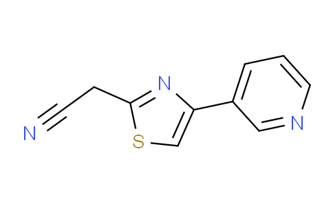 CAS No. 1016859-62-3, 2-(4-(Pyridin-3-yl)thiazol-2-yl)acetonitrile